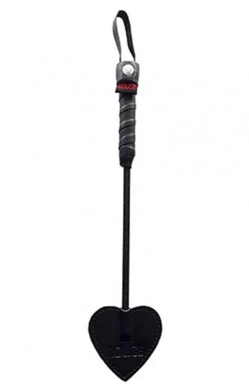 Rouge Mini Leather Spade Paddle – Black Rouge Mini Leather Spade Paddle – Black