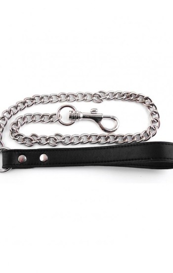Rouge Leather Lead Chain – Black Rouge Leather Lead Chain – Black