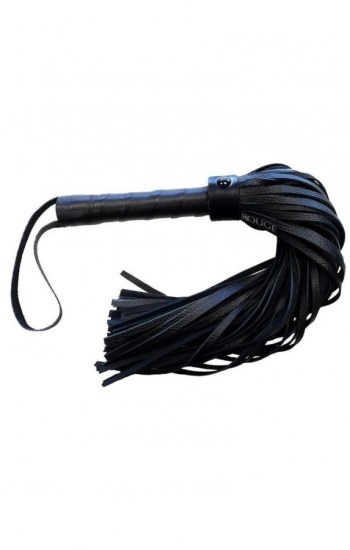 Rouge Long Leather Flogger – Black Rouge Long Leather Flogger – Black