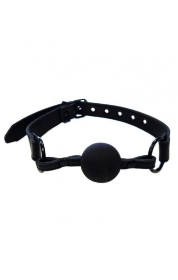 Rouge Leather Ball Gag – Black Rouge Leather Ball Gag – Black