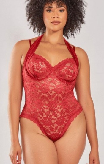 Hera Lace Halter Teddy Hera Lace Halter Teddy