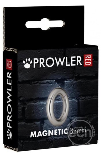Prowler Red Stainless Steel Magnetic Cock Ring 33mm – Silver Prowler Red Stainless Steel Magnetic Cock Ring 33mm – Silver