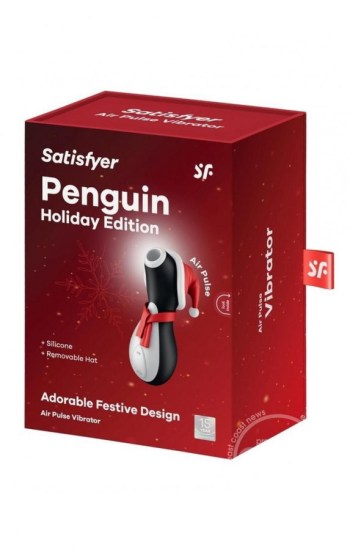Satisfyer Penguin Rechargeable Clitoral Stimulator Holiday Edition Satisfyer Penguin Rechargeable Clitoral Stimulator Holiday Edition