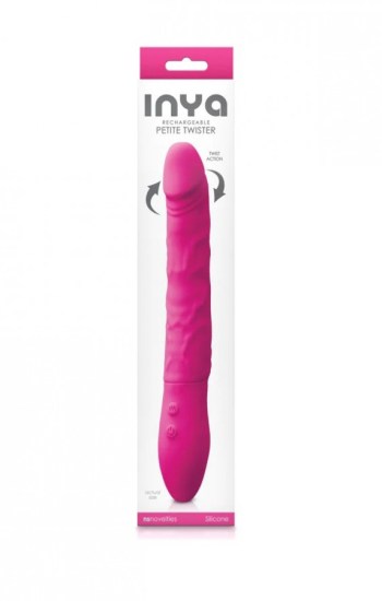 INYA Petite Twister Recharg Vibrator Pink INYA Petite Twister Recharg Vibrator Pink