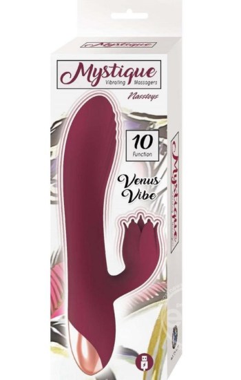 Mystique Venus Rechargeable Silicone Vibrator – Eggplant Purple Mystique Venus Rechargeable Silicone Vibrator – Eggplant Purple
