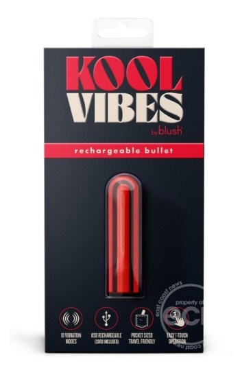 Kool Vibes Rechargeable Mini Bullet – Cherry Kool Vibes Rechargeable Mini Bullet – Cherry