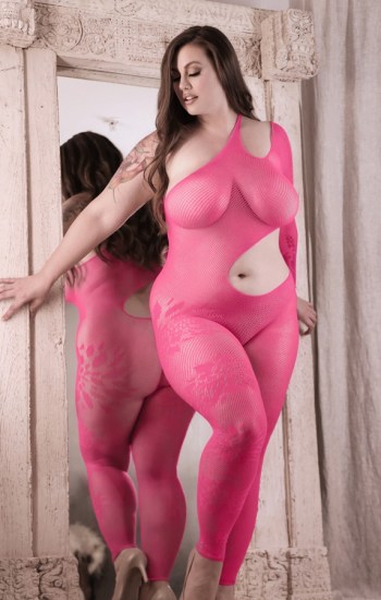 One More Time One Shoulder Bodystocking One More Time One Shoulder Bodystocking