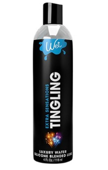 Wet Tingling Extra Sensations Lubricant 4oz Wet Tingling Extra Sensations Lubricant 4oz