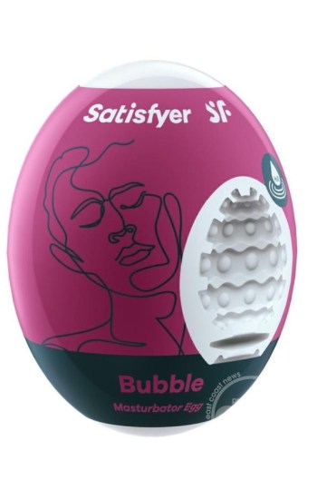 Satisfyer Masturbator Egg Bubble – Purple Satisfyer Masturbator Egg Bubble – Purple