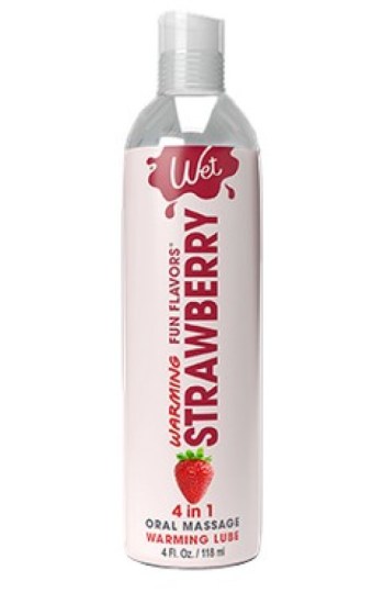 Wet Strawberry Warming Fun Flavors 4oz Wet Strawberry Warming Fun Flavors 4oz