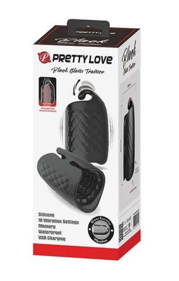 Pretty Love Vibrating Glans Trainer – Black Pretty Love Vibrating Glans Trainer – Black