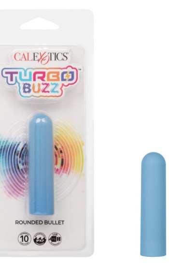 Turbo Buzz Rechargeable Rounded Bullet – Blue Turbo Buzz Rechargeable Rounded Bullet – Blue