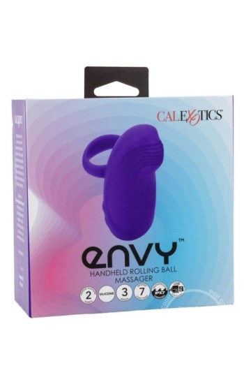 Envy Handheld Rolling Ball Silicone Rechargeable Massager – Purple Envy Handheld Rolling Ball Silicone Rechargeable Massager – Purple