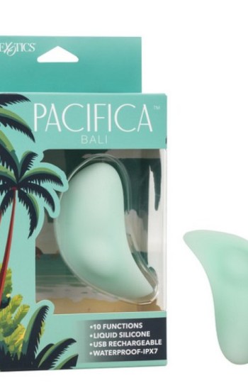 Pacifica Bali Rechargeable Silicone Vibrator – Green Pacifica Bali Rechargeable Silicone Vibrator – Green