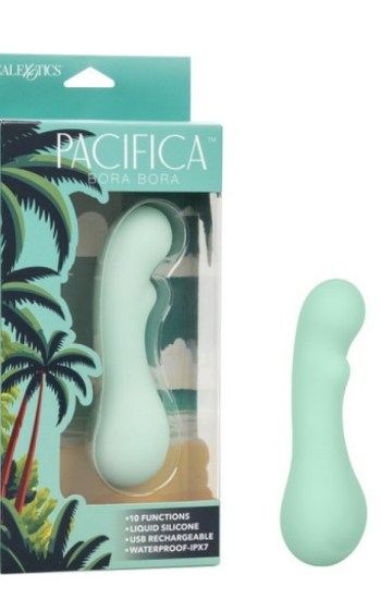 Pacifica Bora Bora Rechargeable Silicone Vibrator – Green Pacifica Bora Bora Rechargeable Silicone Vibrator – Green