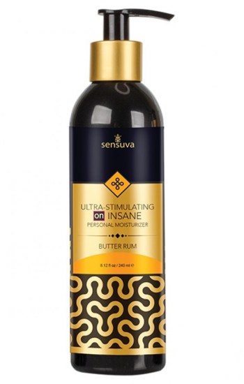 Sensuva Ultra Stimulating ON Insane Personal Moisturizer 8.12oz Butter Rum Sensuva Ultra Stimulating ON Insane Personal Moisturizer 8.12oz Butter Rum
