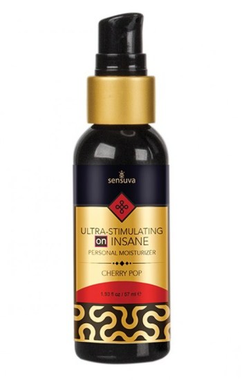 Sensuva Ultra Stimulating ON Insane Personal Moisturizer 1.93oz Cherry Pop Sensuva Ultra Stimulating ON Insane Personal Moisturizer 1.93oz Cherry Pop