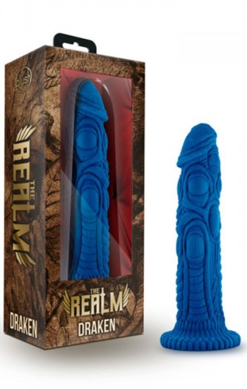 The Realm Draken Lock On Dildo Blue The Realm Draken Lock On Dildo Blue