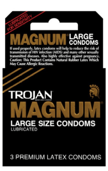 Condom Trojan Magnum Lg 3 Pk Condom Trojan Magnum Lg 3 Pk