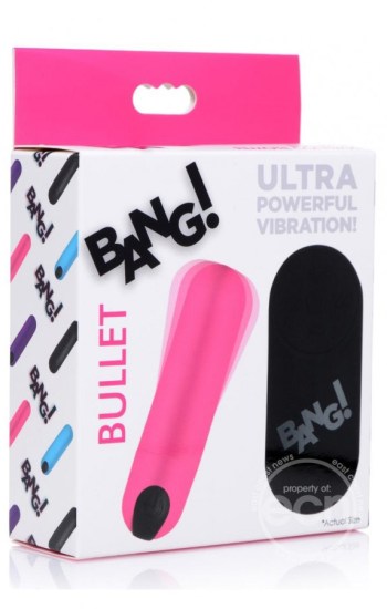 Bang! Vibrating Bullet with Remote Control Pink Bang! Vibrating Bullet with Remote Control Pink