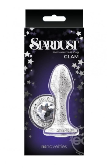 Stardust Glam Anal Plug White Stardust Glam Anal Plug White