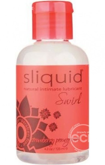 Sliquid Naturals Swirl Water Based Lubricant Strawberry Pomegranate 4.2oz Sliquid Naturals Swirl Water Based Lubricant Strawberry Pomegranate 4.2oz