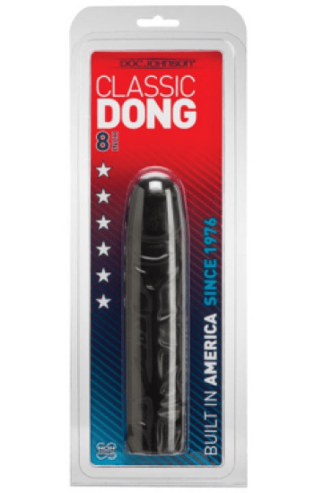 Classic 8in Dildo Black Classic 8in Dildo Black