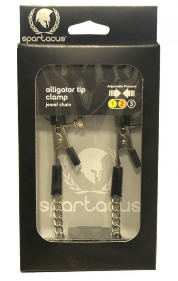 Spartacus Nipple Clamps Rubber Tipped Spartacus Nipple Clamps Rubber Tipped