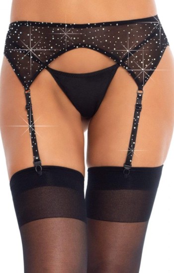 Rhinestone Garter Belt Rhinestone Garter Belt