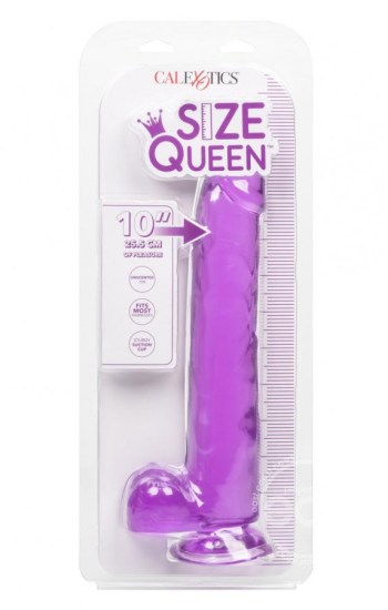 Size Queen 10in Dildo Purple Size Queen 10in Dildo Purple
