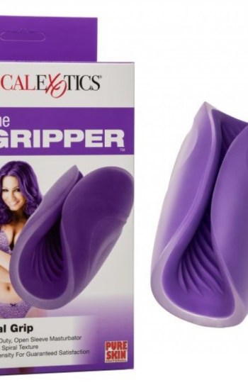 The Gripper Spiral Grip Masturbator Purple The Gripper Spiral Grip Masturbator Purple