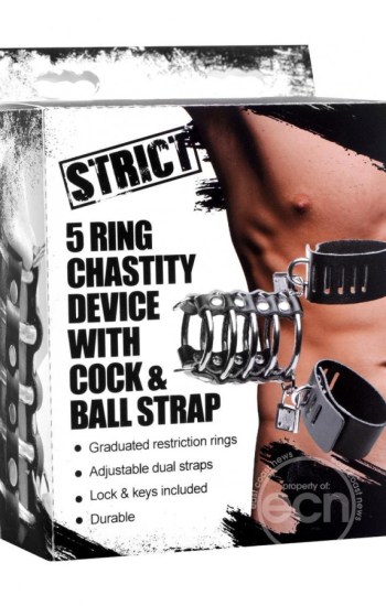 Strict Gates of Hell Chastity Device Black Strict Gates of Hell Chastity Device Black