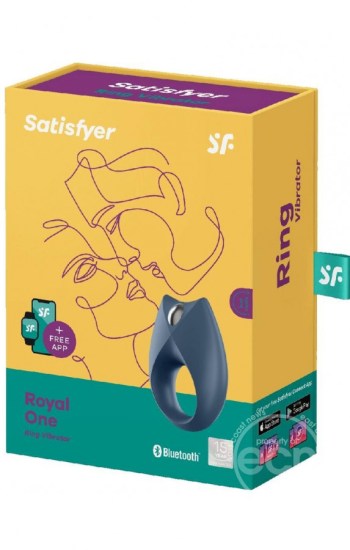 Satisfyer Royal One Rechargeable Silicone Couple’s Ring Blue Satisfyer Royal One Rechargeable Silicone Couple’s Ring Blue
