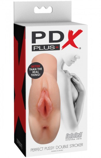 PDX Plus Perfect Pussy Double Stroker PDX Plus Perfect Pussy Double Stroker