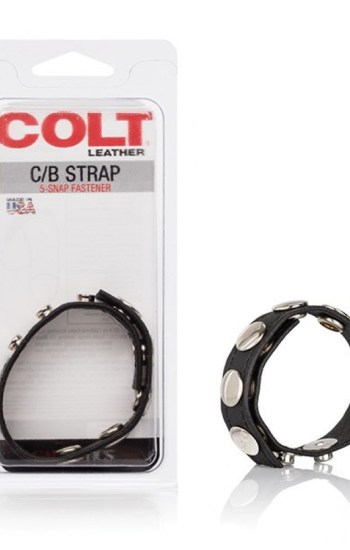 COLT Leather C/B Strap 5 Snap Fastener Black COLT Leather C/B Strap 5 Snap Fastener Black