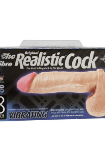 8in Vibro Cock Beige 8in Vibro Cock Beige