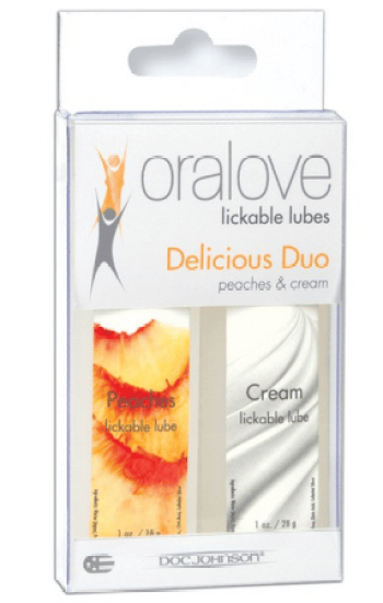 Oralove Duo Peach Cream Lube Oralove Duo Peach Cream Lube