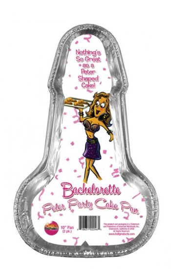 Bachelorette Disposable Peter Party Cake Pan Medium Pack of 2 Bachelorette Disposable Peter Party Cake Pan Medium Pack of 2