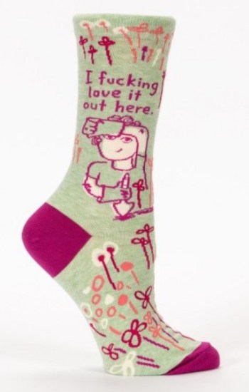 I Fucking Love It Out Here Crew Socks I Fucking Love It Out Here Crew Socks