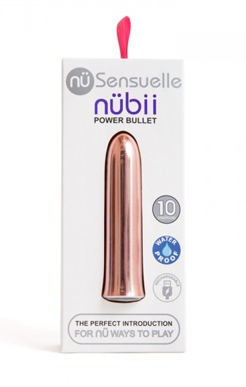 Sensuelle Nubii 10-Function Bullet Rechargeable Rose Gold Sensuelle Nubii 10-Function Bullet Rechargeable Rose Gold