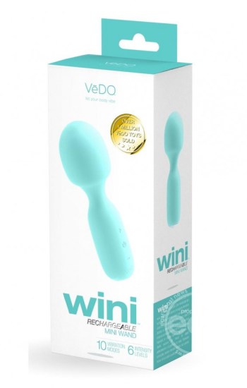 Mini Silicone Rechargeable Mini Wand Massager Tease Me Turquoise Mini Silicone Rechargeable Mini Wand Massager Tease Me Turquoise