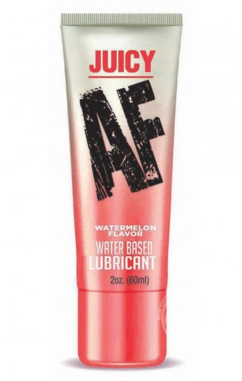 Juicy AF Water Based Flavored Lubricant Watermelon 2oz. Juicy AF Water Based Flavored Lubricant Watermelon 2oz.