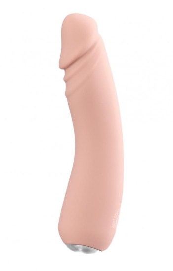Rialto Silicone Rechargeable Vibrator Vanilla Rialto Silicone Rechargeable Vibrator Vanilla