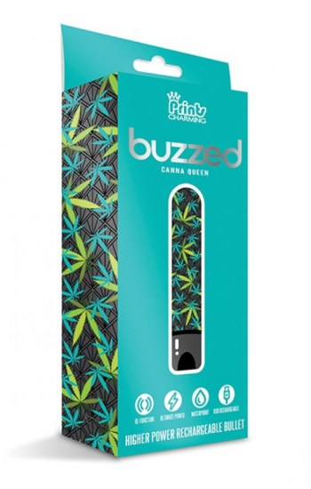 Buzzed 3.5″ Rechargeable Bullet Canna Queen Black Buzzed 3.5″ Rechargeable Bullet Canna Queen Black