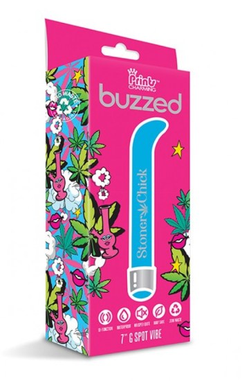 Buzzed 7″ G-Spot Vibe Stoner Chick Blue Buzzed 7″ G-Spot Vibe Stoner Chick Blue