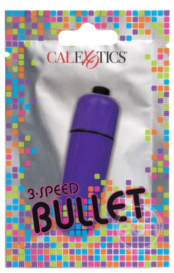 Foil Pack 3-Speed Bullet Vibrator Purple Foil Pack 3-Speed Bullet Vibrator Purple