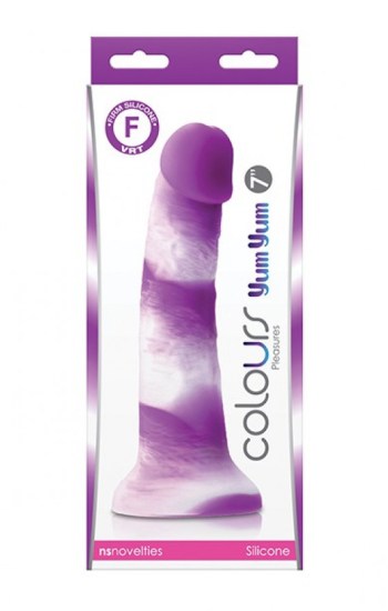 Colours Pleasures 7″ Yum Yum Dildo Purple Colours Pleasures 7″ Yum Yum Dildo Purple