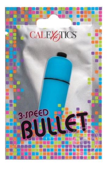 Foil Pack 3-Speed Bullet Vibrator Blue Foil Pack 3-Speed Bullet Vibrator Blue