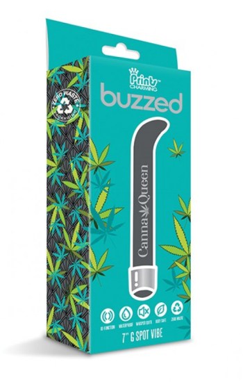 Buzzed 7″ G-Spot Vibe Canna Queen Black Buzzed 7″ G-Spot Vibe Canna Queen Black