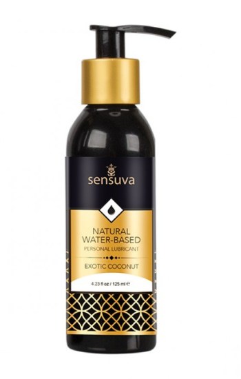 Sensuva Natural Water Based 4.23oz Exotic Coconut Sensuva Natural Water Based 4.23oz Exotic Coconut